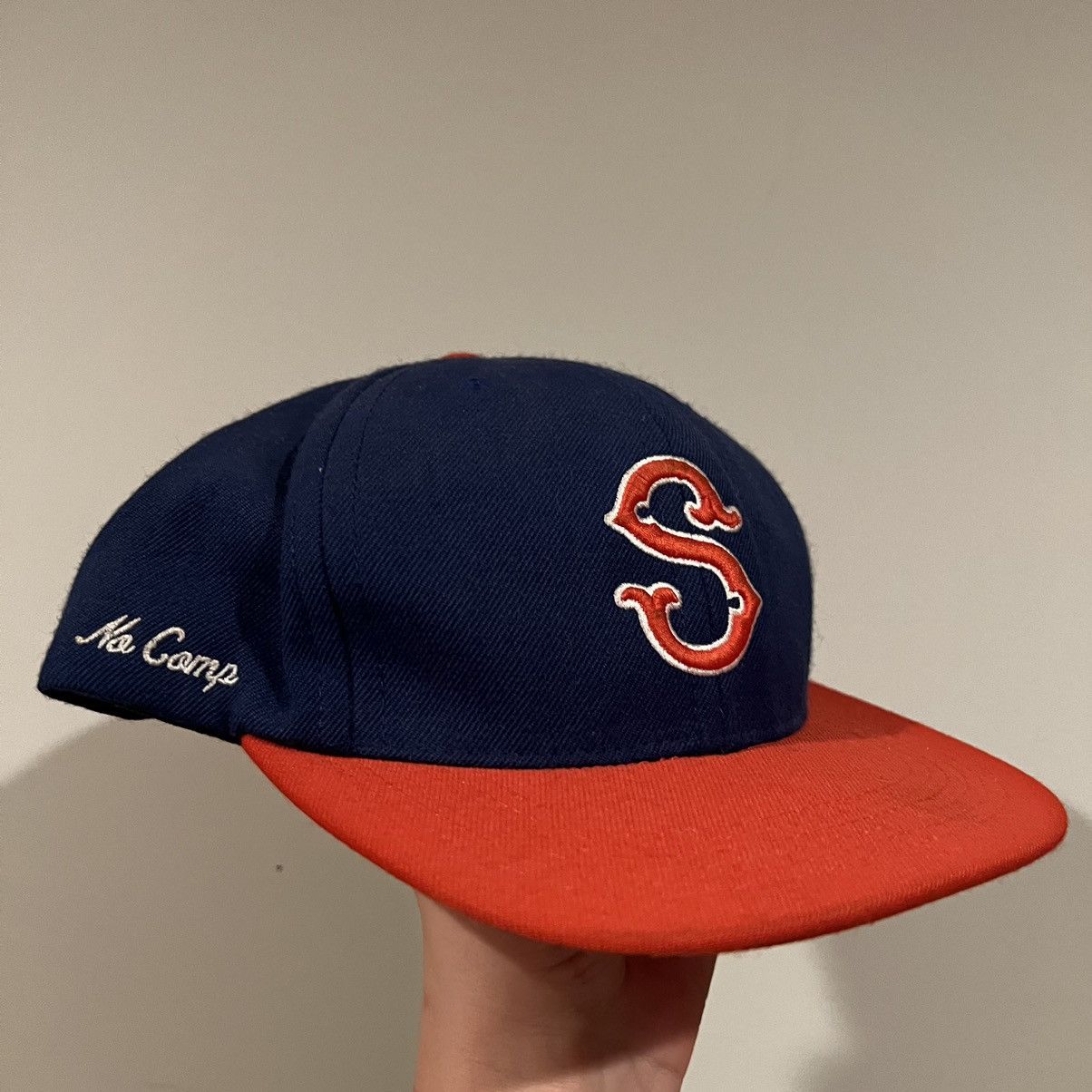 Supreme Supreme No Comp S Logo SnapBack Hat Size ONE SIZE - 5 Thumbnail