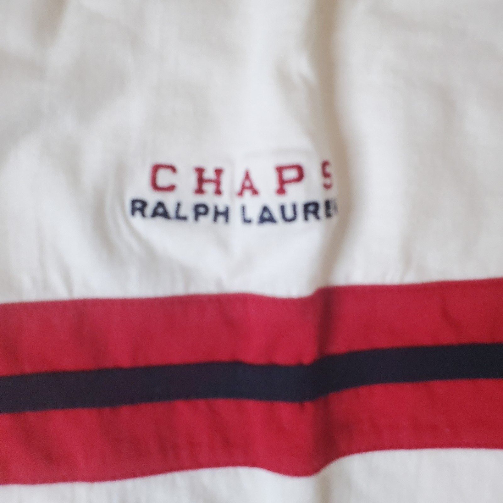 Chaps Ralph Lauren Ralph Lauren Vintage 90s Mens Long Sleeve T-SHIRT White Red/ Size US L / EU 52-54 / 3 - 3 Thumbnail