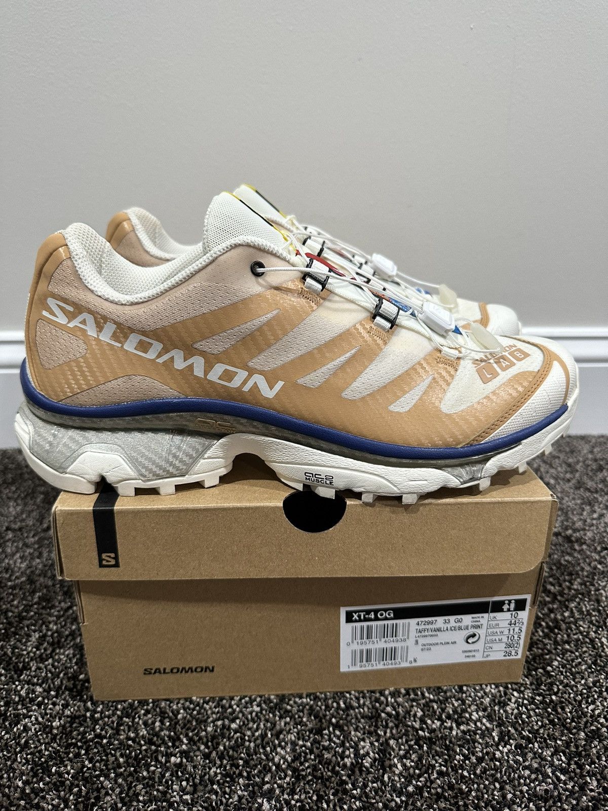 Salomon Salomon XT-OG Biege Sneakers Size US 10.5 / EU 43-44 - 1 Thumbnail