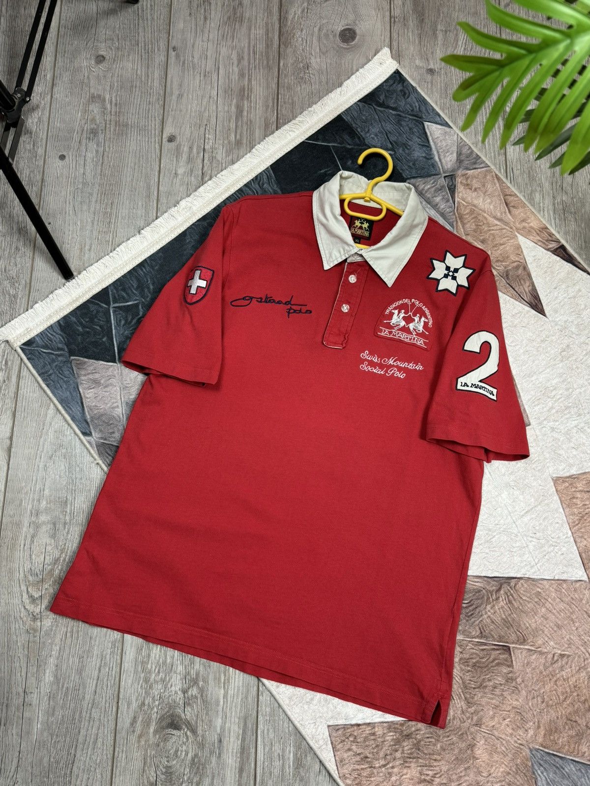 La Martina La Martina Polo Tee T-shirt vintage luxury size L Size US L / EU 52-54 / 3 - 1 Thumbnail
