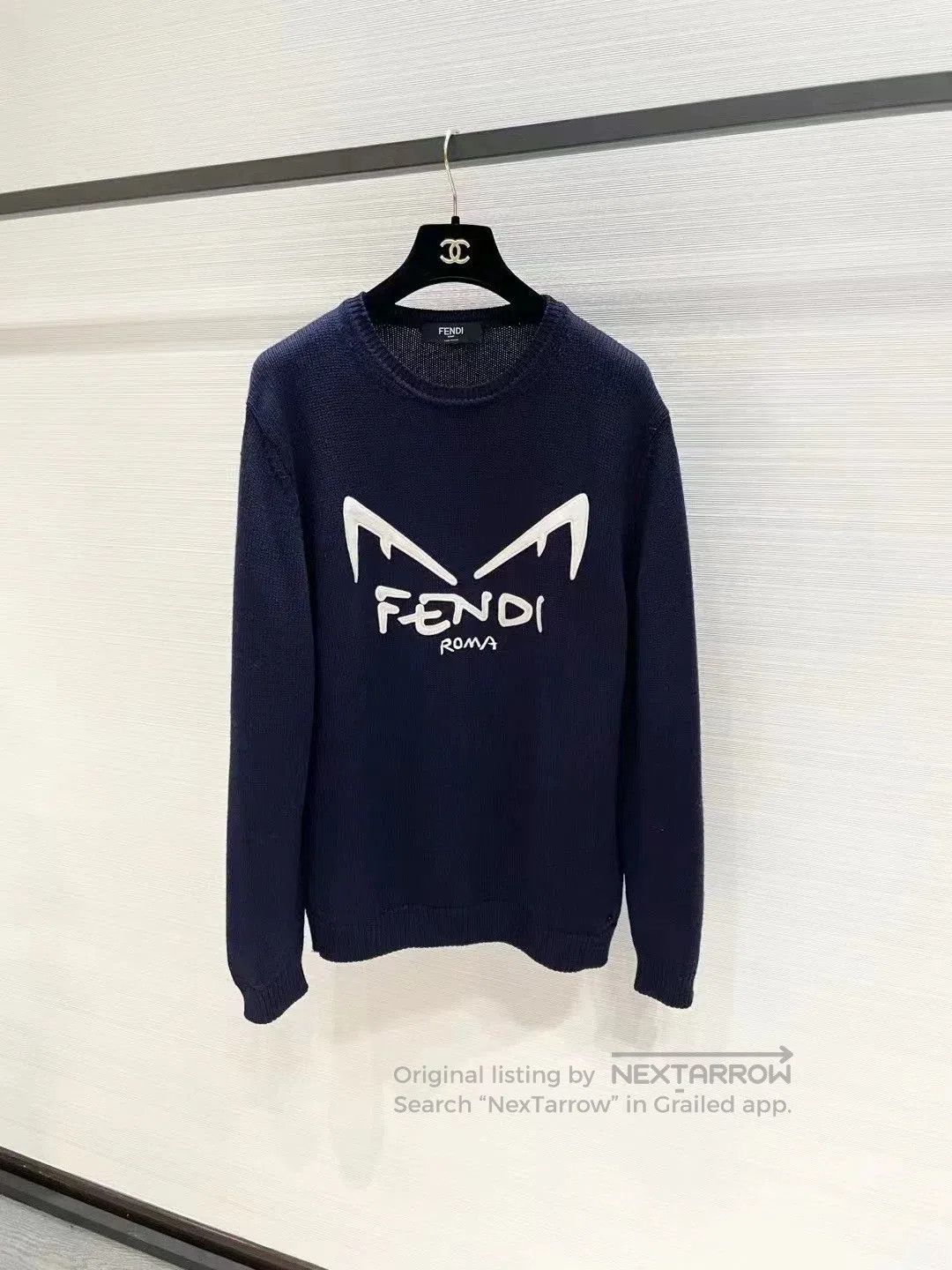 Fendi Fendi Unisex Long Sleeve Knit Sweater. Size US M / EU 48-50 / 2 - 1 Thumbnail