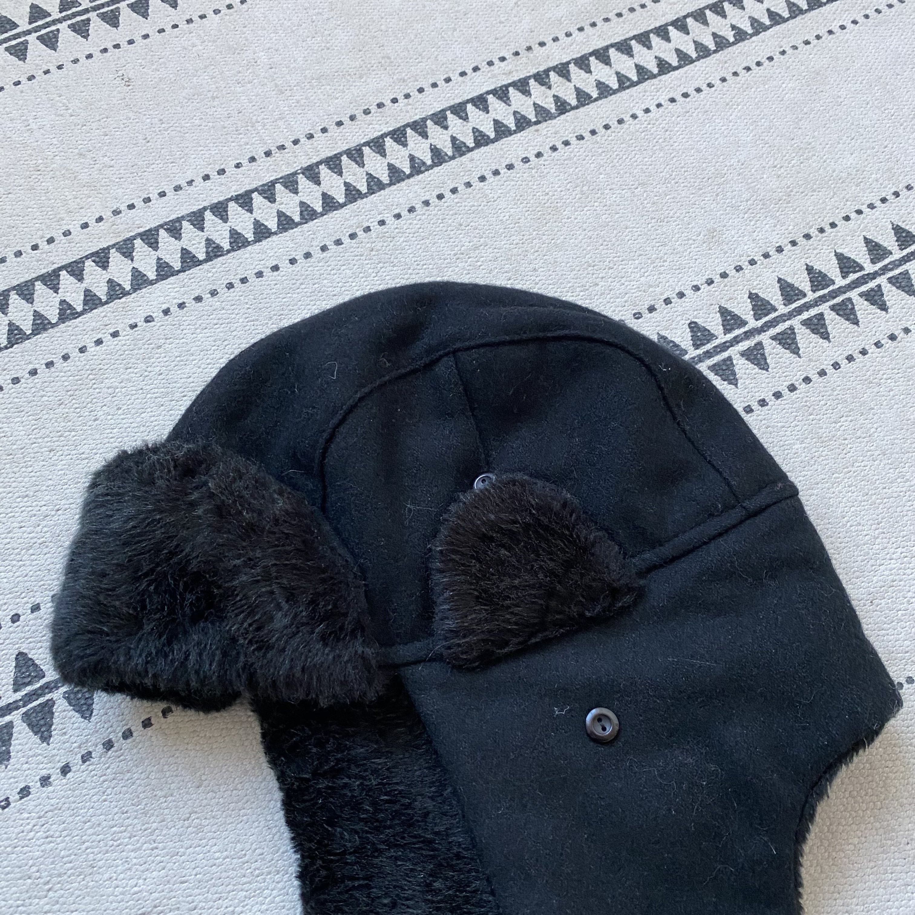 If Six Was Nine Y2K Vintage Fuzzy Wool Ushanka Hat Mohair Style 2000s Size ONE SIZE - 7 Thumbnail