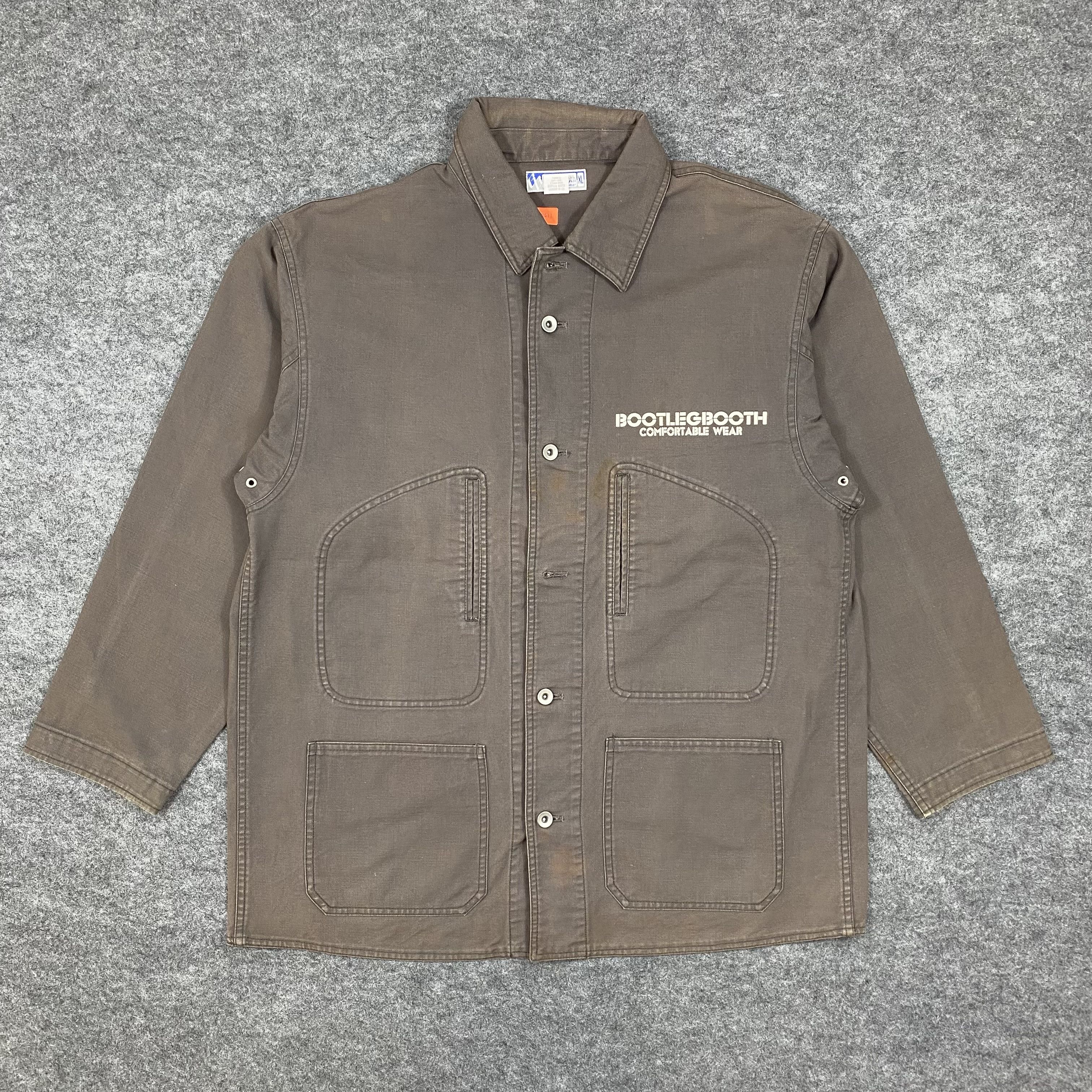 Japanese Brand Vintage 90s Bootleg Booth Japanese Brand Chore Work-611 Size US XL / EU 56 / 4 - 1 Thumbnail