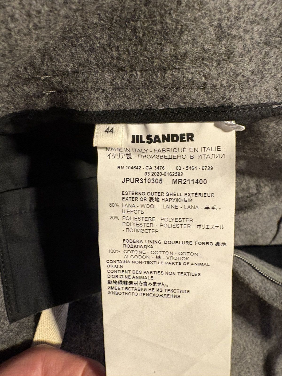 Jil Sander Jil Sander thick wool wide leg trousers. Size US 30 / EU 46 - 6 Thumbnail