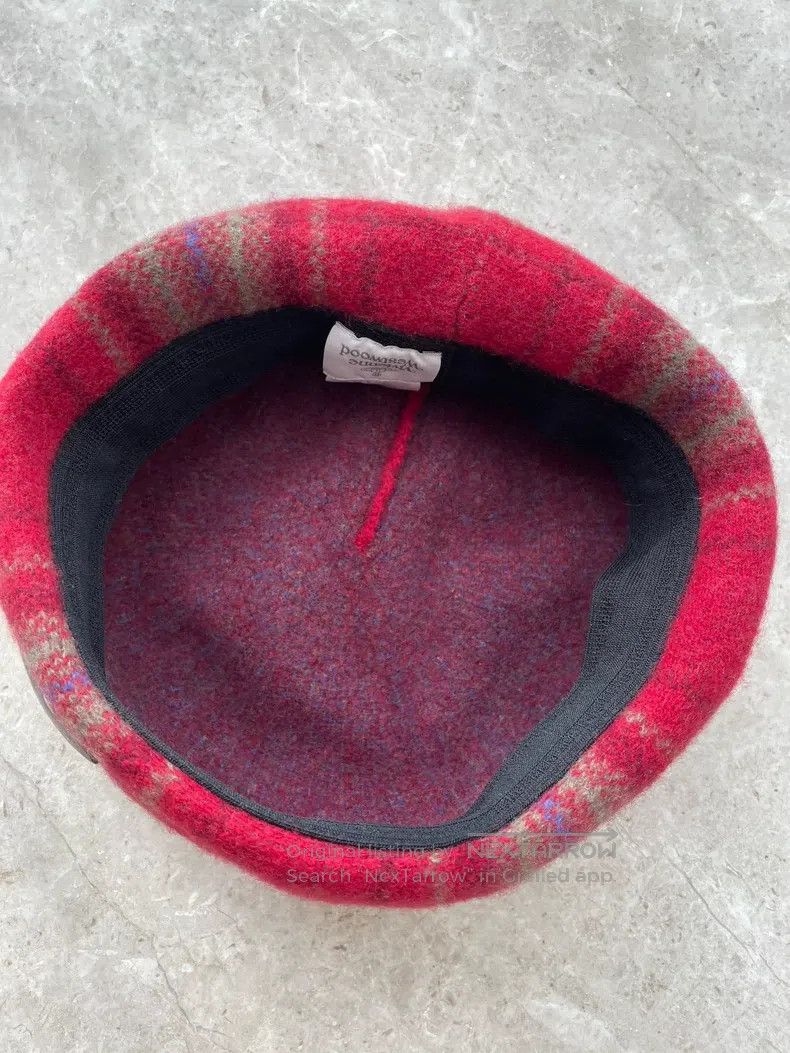 Vivienne Westwood Vivienne Westwood Red Plaid Wool Beret Size ONE SIZE - 4 Thumbnail