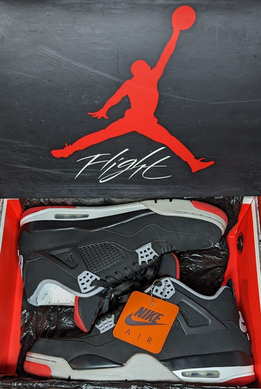 Jordan Brand Size 11 - Jordan 4 Retro Bred 2019 Size US 11 / EU 44 - 8 Thumbnail