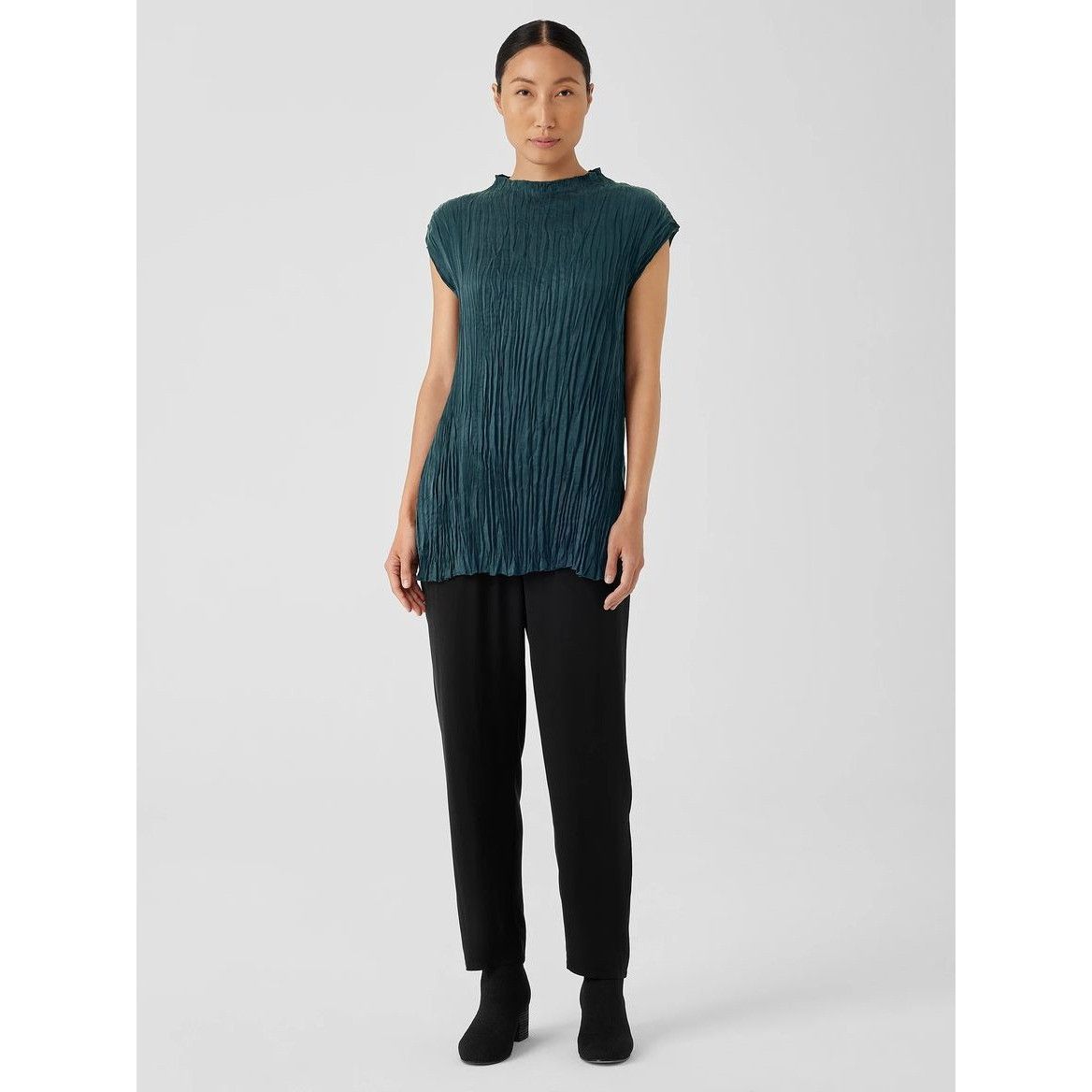 Eileen Fisher Eileen Fisher Womens Top Size XXS Green Size XXS / US 00 / IT 34 - 7 Thumbnail