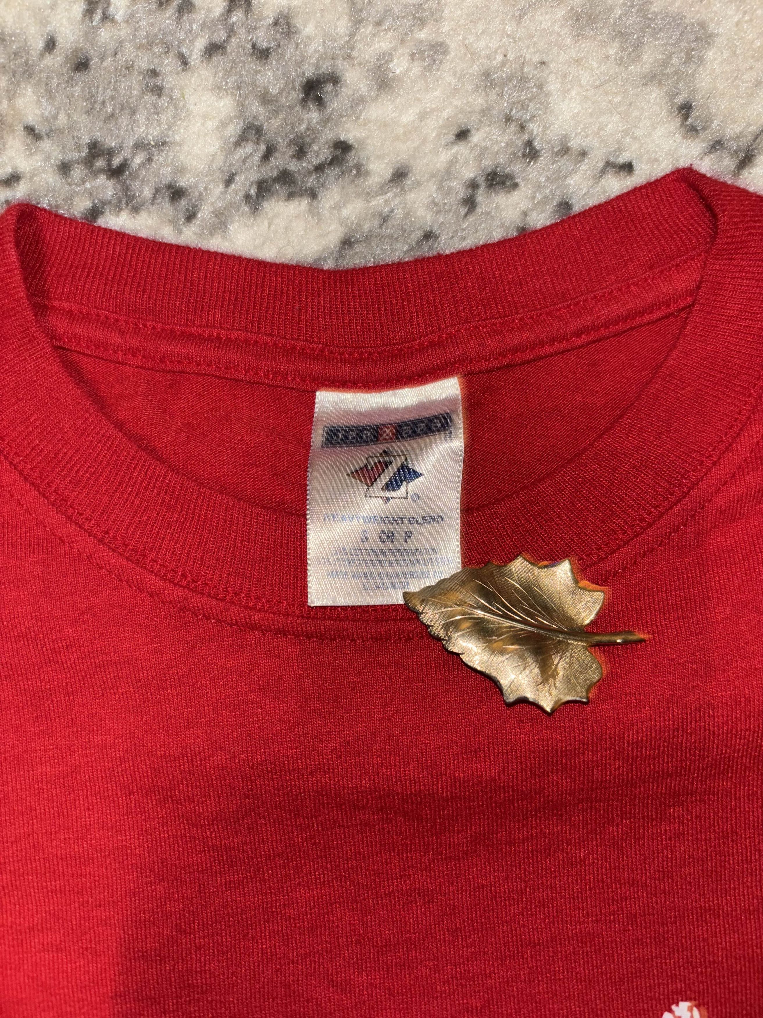 Vintage Y2K America Swoosh Underline Shirt Size US S / EU 44-46 / 1 - 4 Thumbnail
