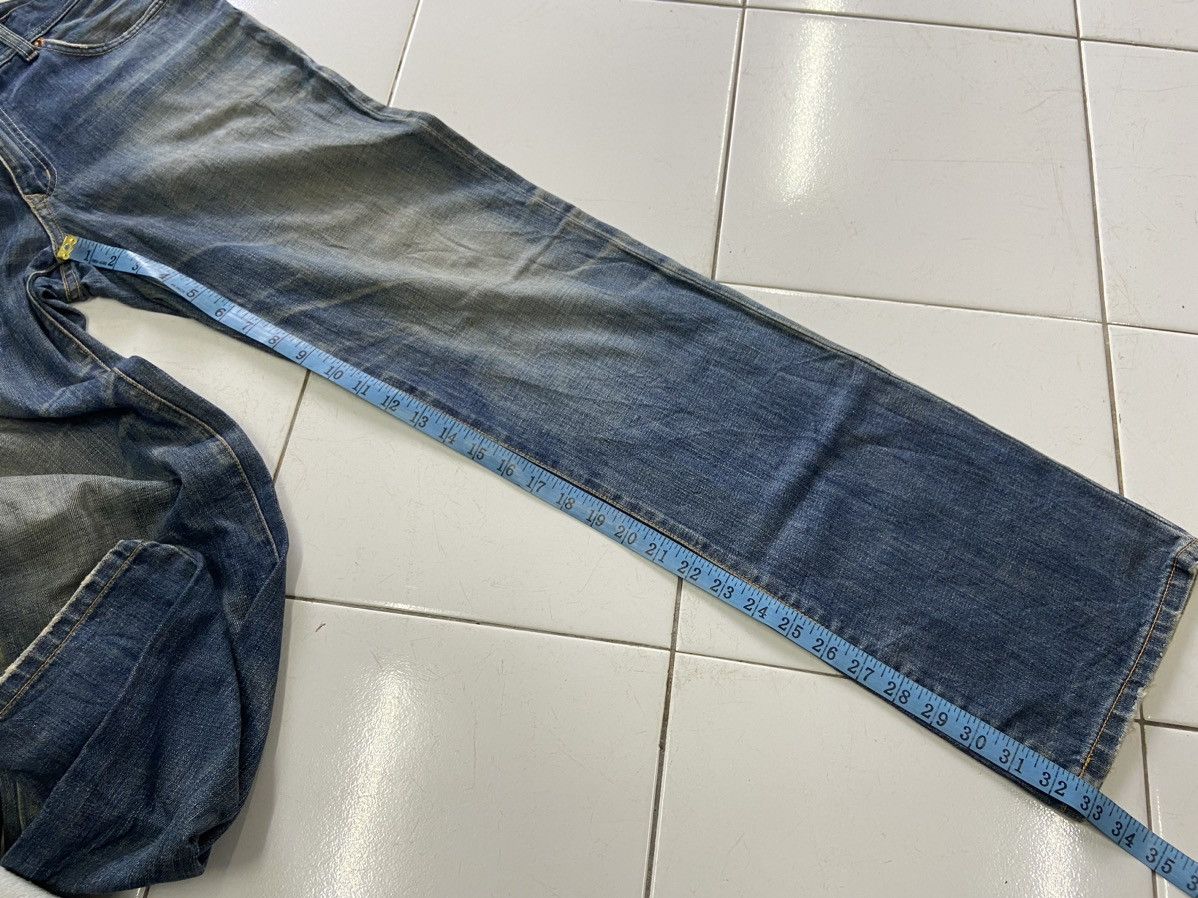 Vintage THE HAND FOOT 210 DOUBLE GATE 12oz DENIM JEANS Size US 32 / EU 48 - 15 Thumbnail