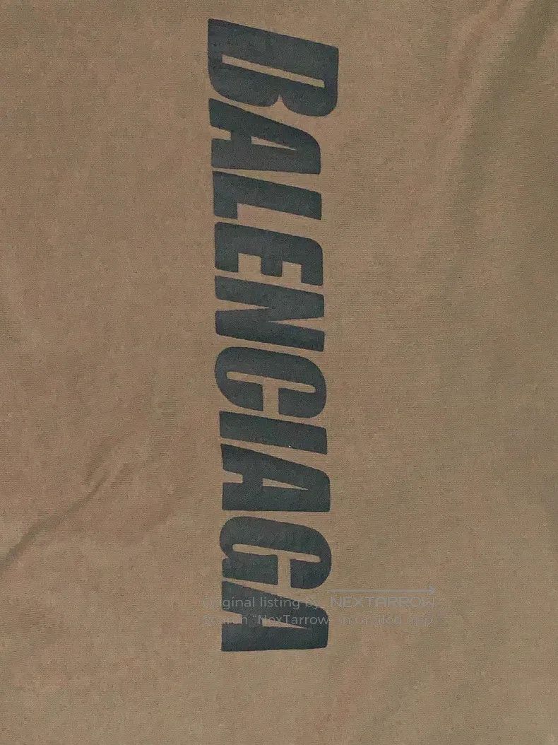 Balenciaga Balenciaga Ripped Logo Short Sleeve T-Shirt Size US XS / EU 42 / 0 - 8 Thumbnail
