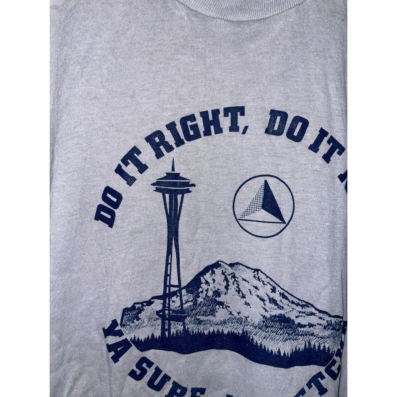 Jerzees Vintage RCAS Shirt Test Print Do It Right Now Tee VTG M Size US M / EU 48-50 / 2 - 3 Thumbnail