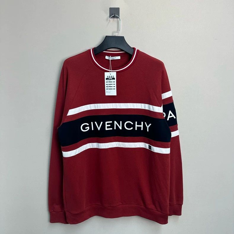 Givenchy Givenchy Red Embroidered Letter Hoodie Size US XXL / EU 58 / 5 - 1 Thumbnail