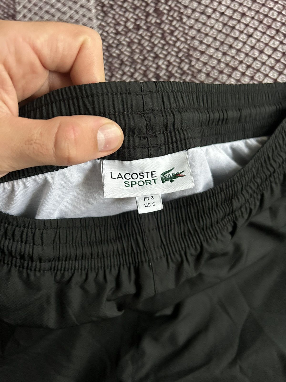 Lacoste Lacoste Sport Sportswear Pants Unisex Black Streetwear Sz S Size US 32 / EU 48 - 7 Thumbnail
