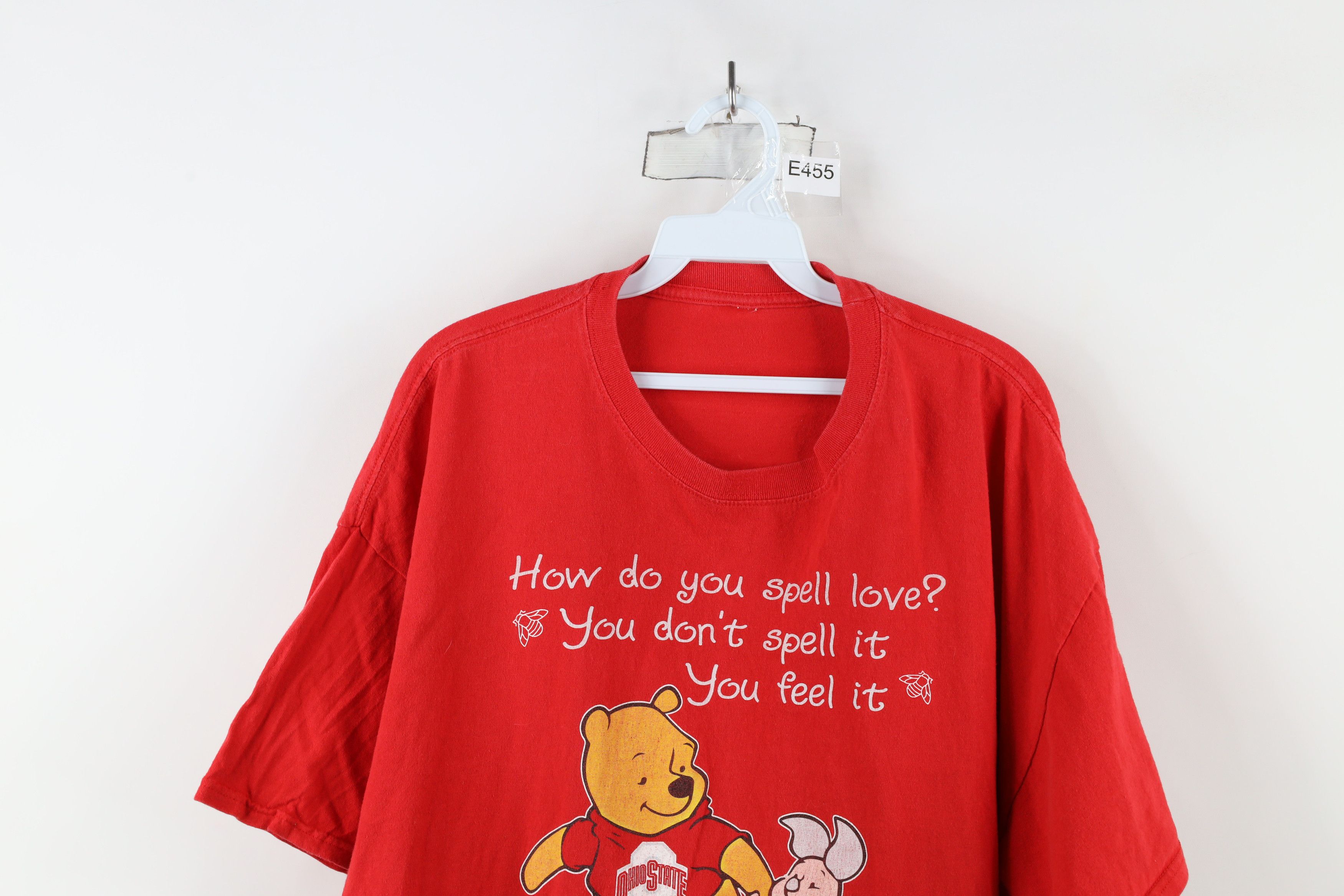 Vintage Vintage 90s Winnie the Pooh Ohio State University T-Shirt Size XL / US 12-14 / IT 48-50 - 2 Thumbnail