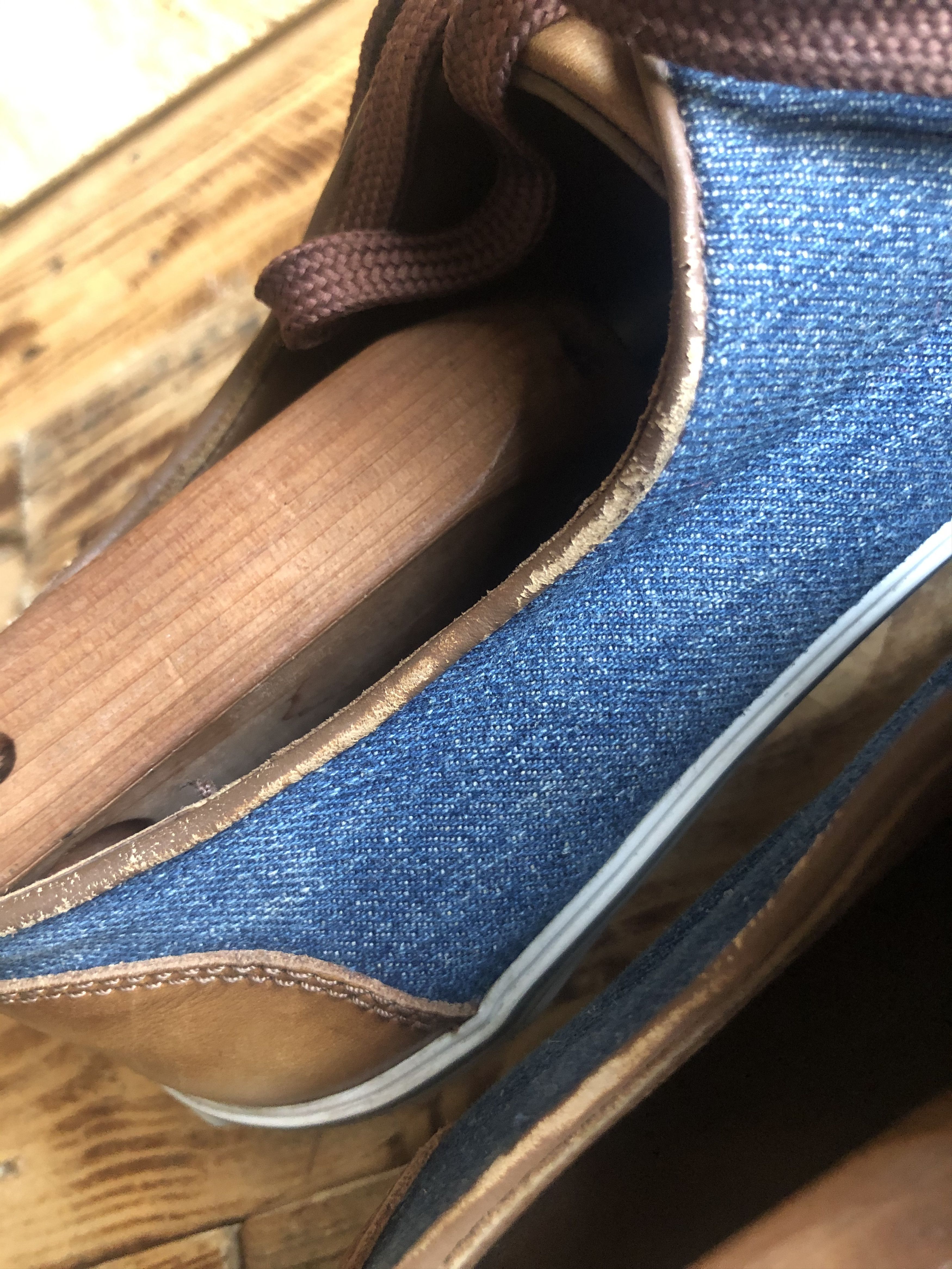 Berluti Berluti low trainers denim cloth shoes Uk sz 8 Size US 9 / EU 42 - 10 Thumbnail