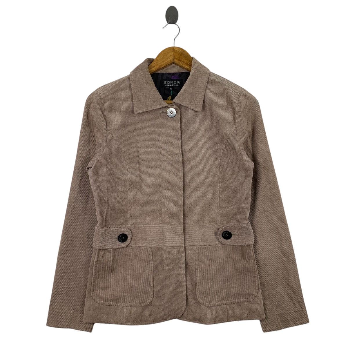 Sonia Rykiel SONIA RYKIEL French Designer Casualwear Blazer Coat Jacket Size XS / US 0-2 / IT 36-38 - 1 Thumbnail