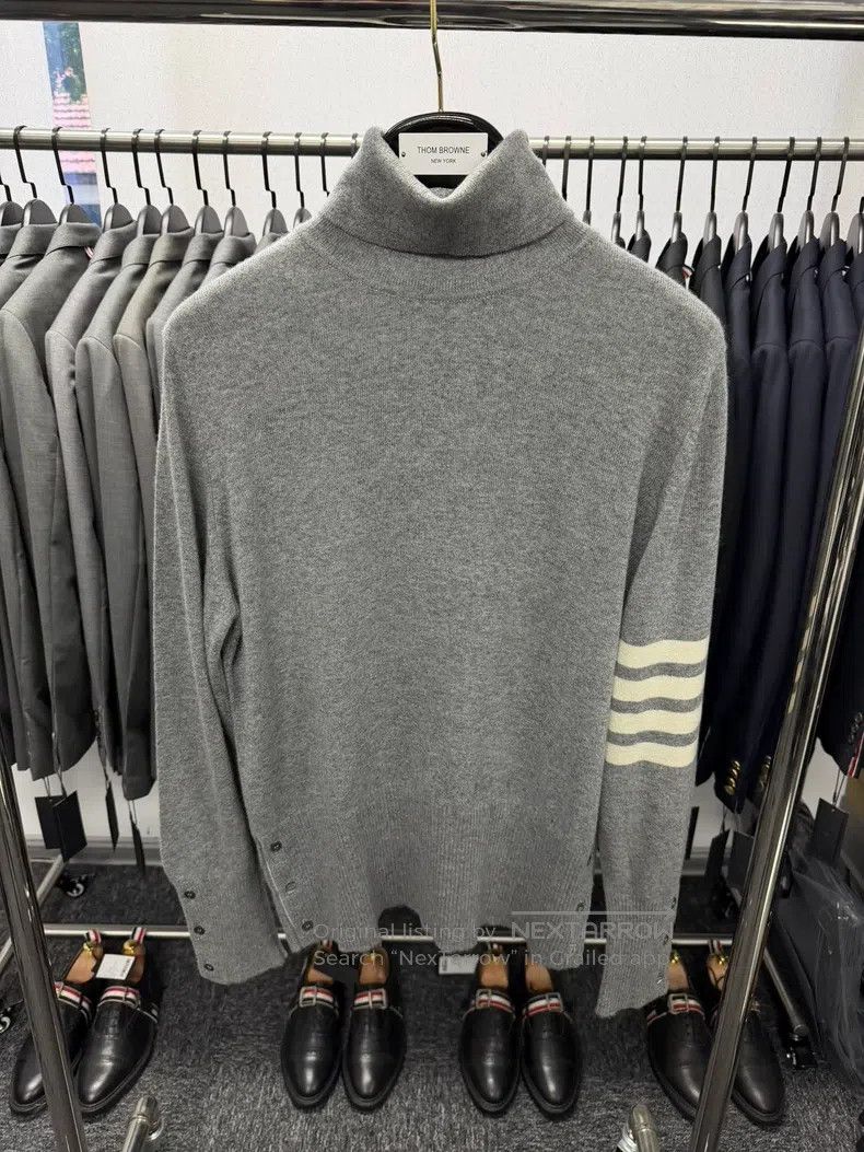 Thom Browne Thom Browne High-Neck Cardigan Size US XL / EU 56 / 4 - 1 Thumbnail