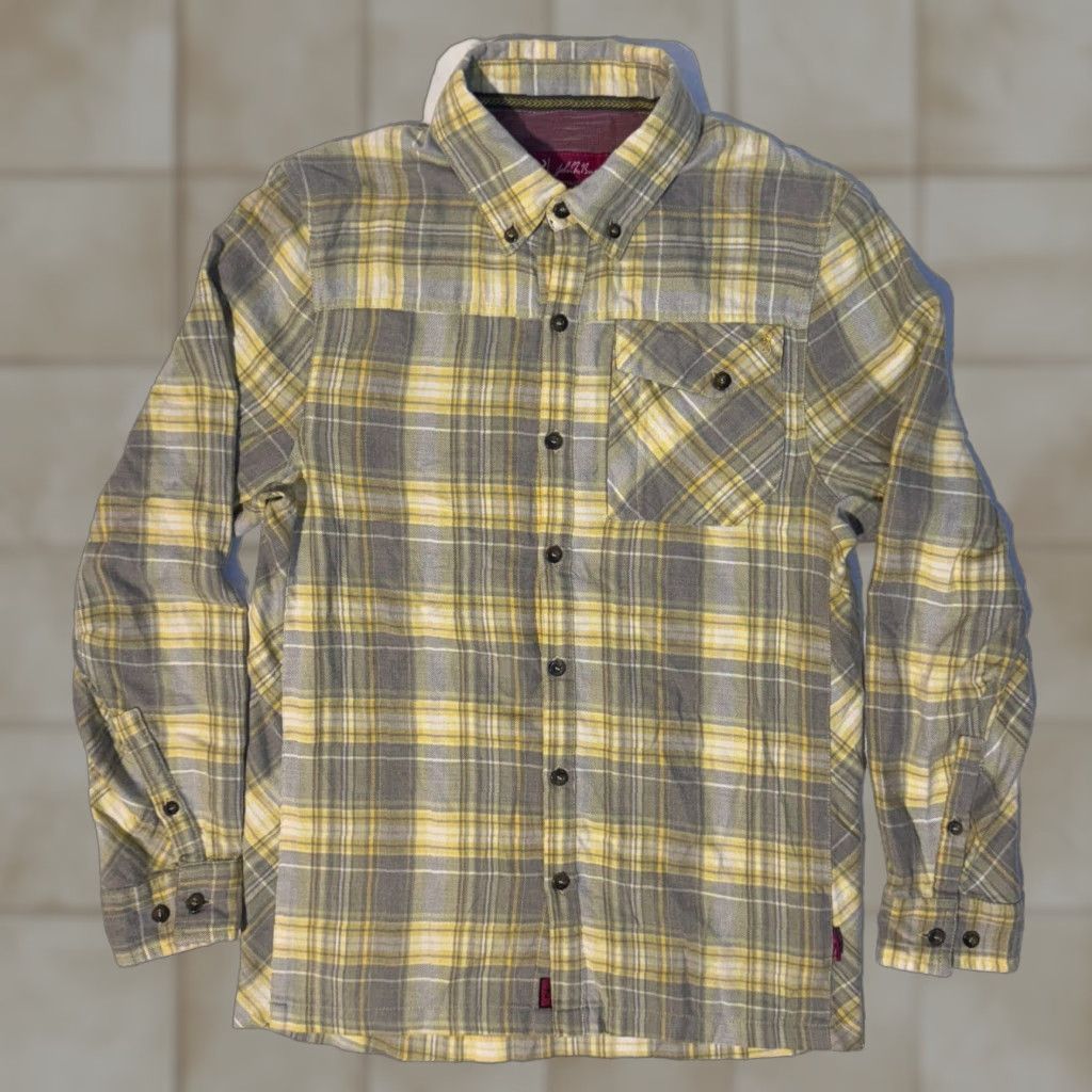 Vintage Browning Shirt Button-Up Outdoor Plaid Flannel Yellow S Mens Cotton Logo Embroidered Vintage: No Size US S / EU 44-46 / 1 - 1 Thumbnail