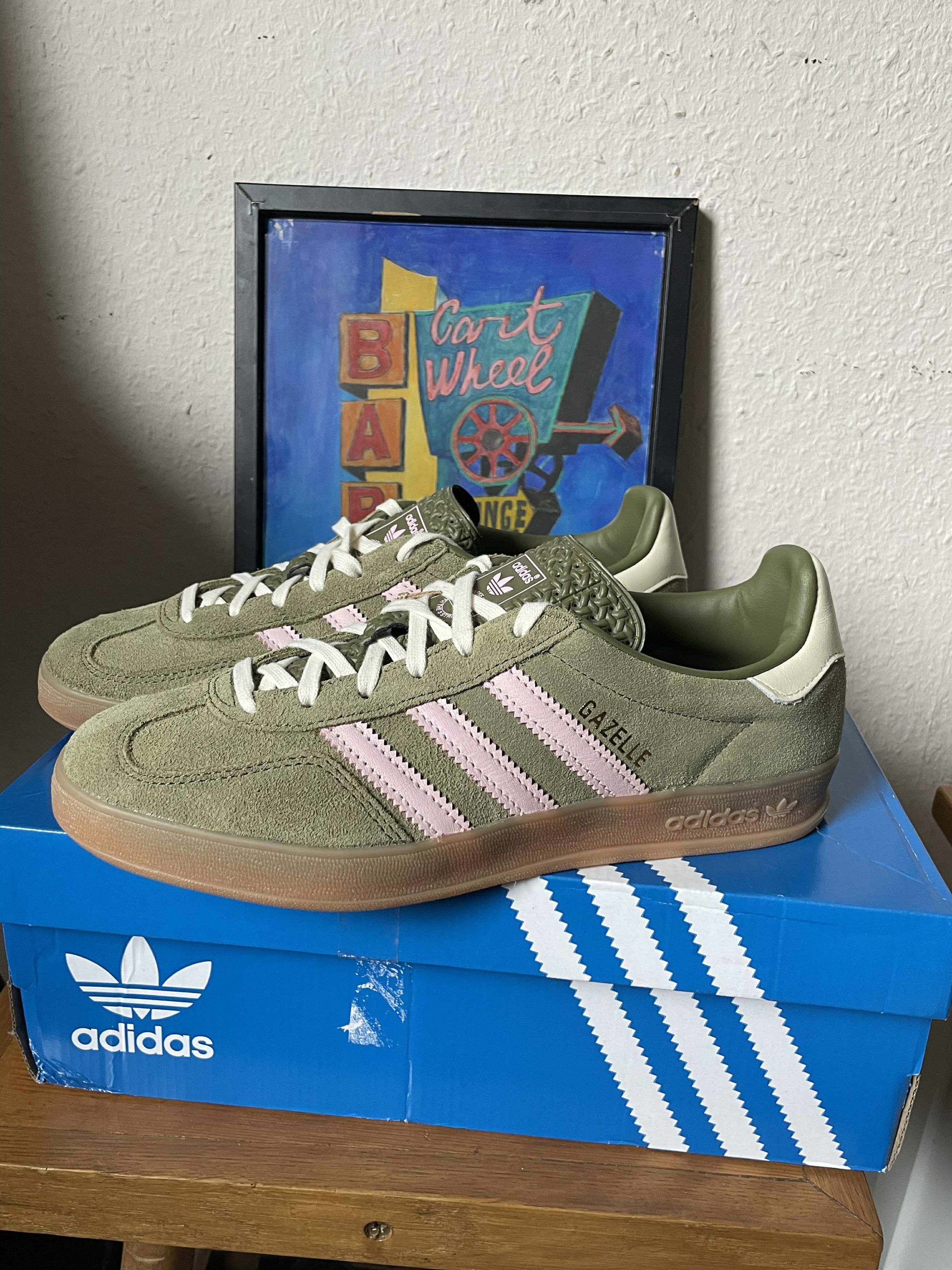Adidas Adidas Gazelle Indoor Focus Olive Womens US 7.5 Size US 7.5 / IT 37.5 - 14 Thumbnail