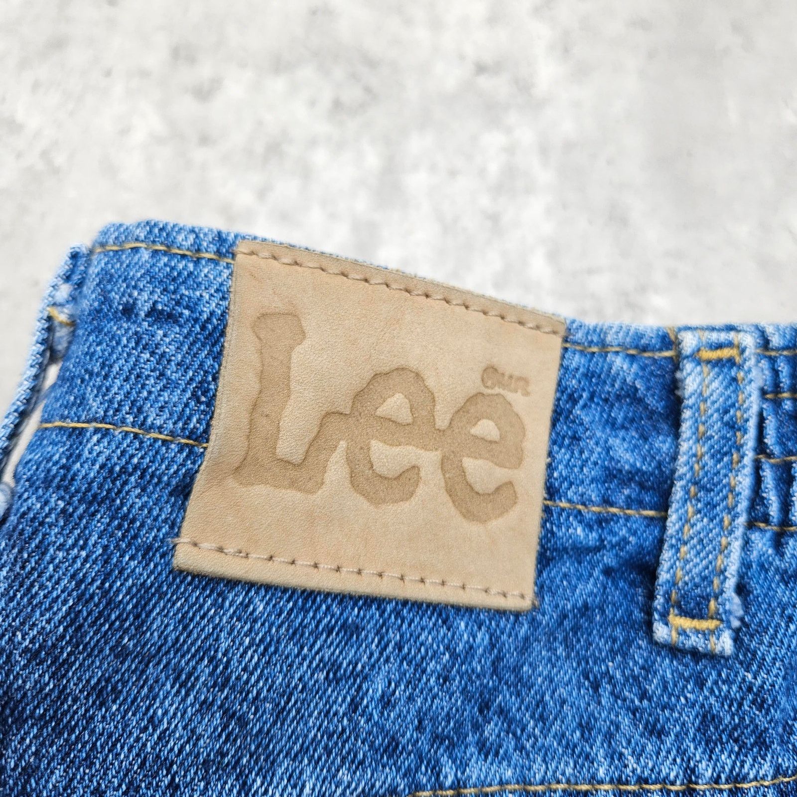 Lee Vintage High Rise Jorts Lee HR Women's Medium Jean Shorts Size 31" - 3 Thumbnail