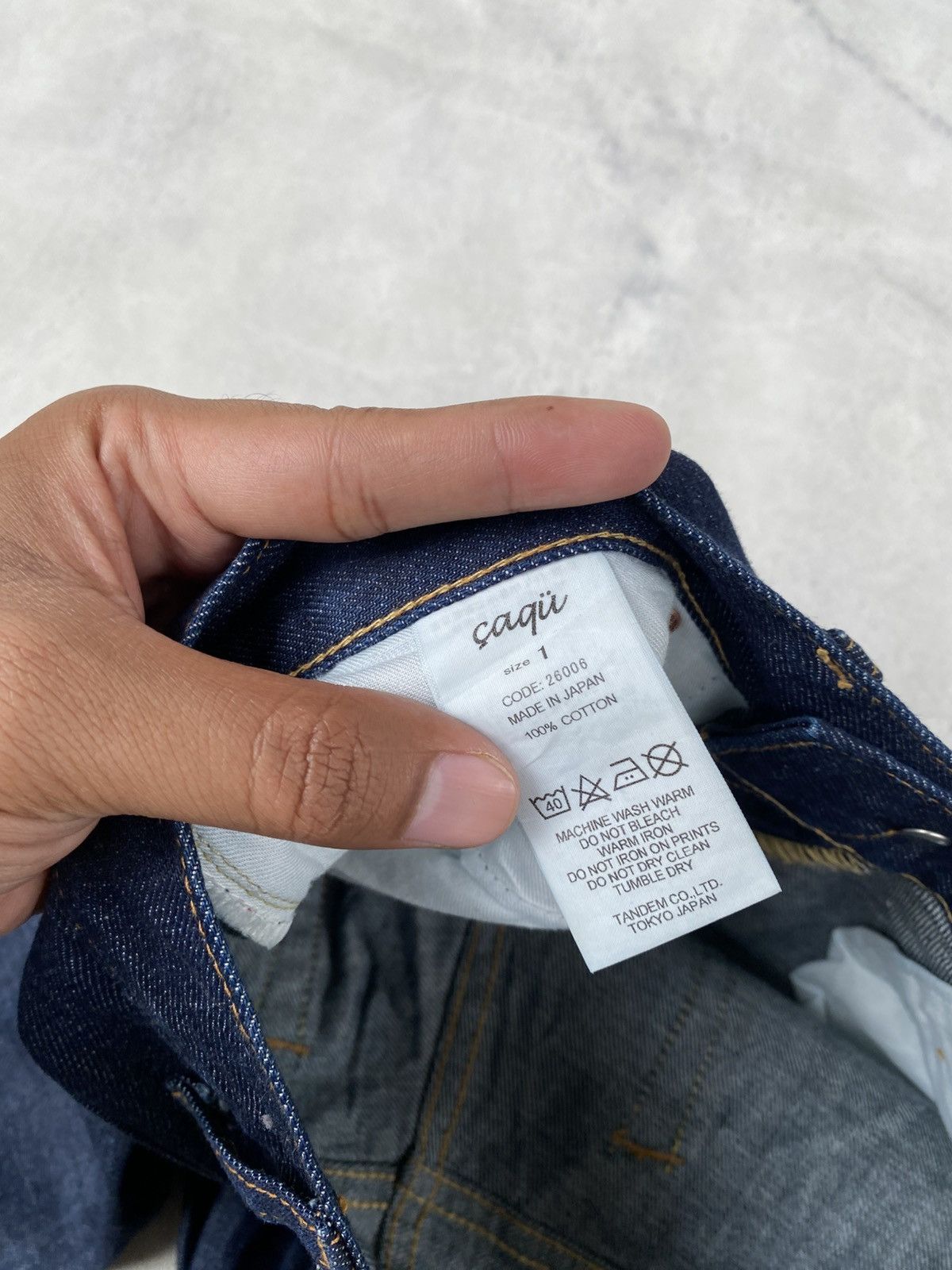 Japanese Brand Caqu Japan Jeans Size US 29 - 5 Thumbnail