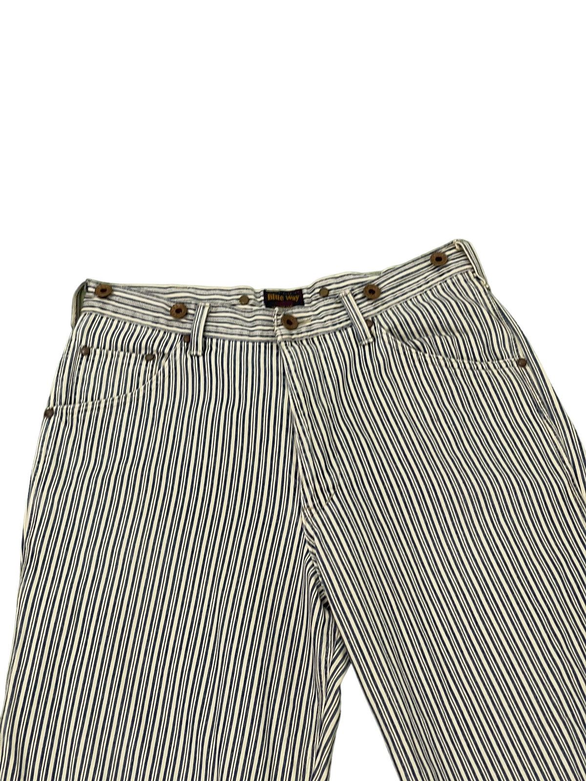 Japanese Brand Carpenter Jeans Hickory Blue Way Japan Wide Loose 7🟦7 Size US 30 / EU 46 - 14 Thumbnail