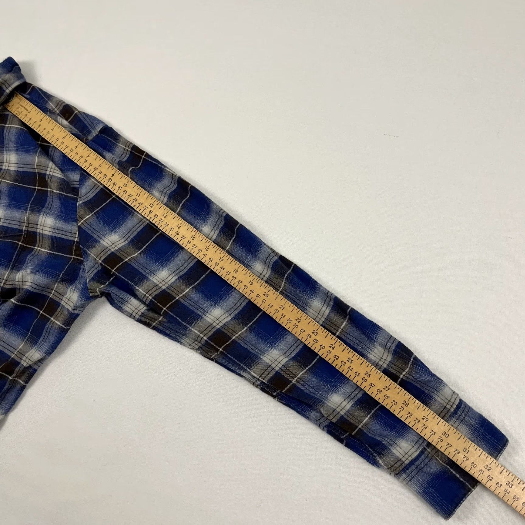 Todd Snyder Todd Snyder Shirt Men XL Blue Brown Plaid Flannel Button Down Casual Camp Preppy Men Size US XL / EU 56 / 4 - 6 Thumbnail