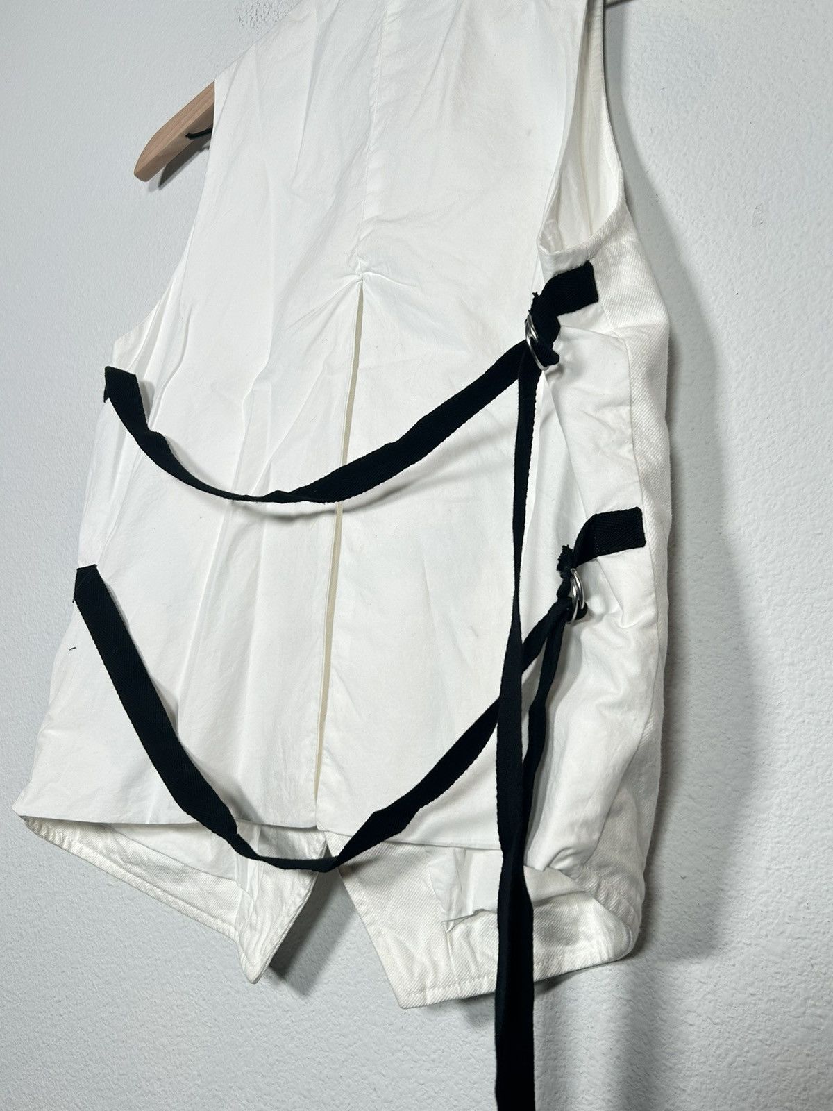 Ann Demeulemeester SS22 Bondage Strap Button Waist Coat Size US S / EU 44-46 / 1 - 4 Thumbnail