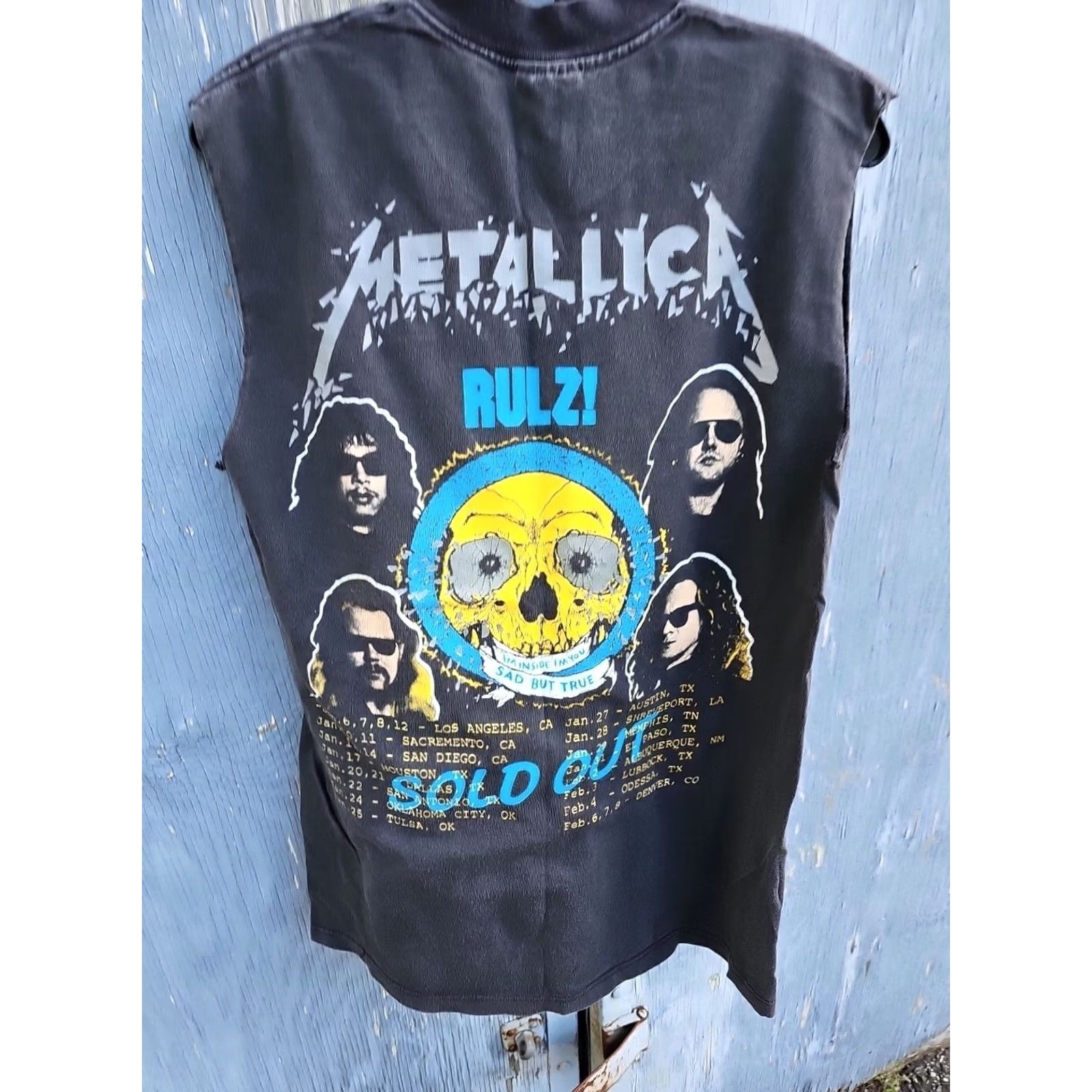 Vintage VINTAGE Metallica Tour Shirt 1992 XL Xl Sad But True Sold Out Double-Sided Crew Neck Short Sleeve Black Cotton Men 90s Rock Size US XL / EU 56 / 4 - 5 Thumbnail