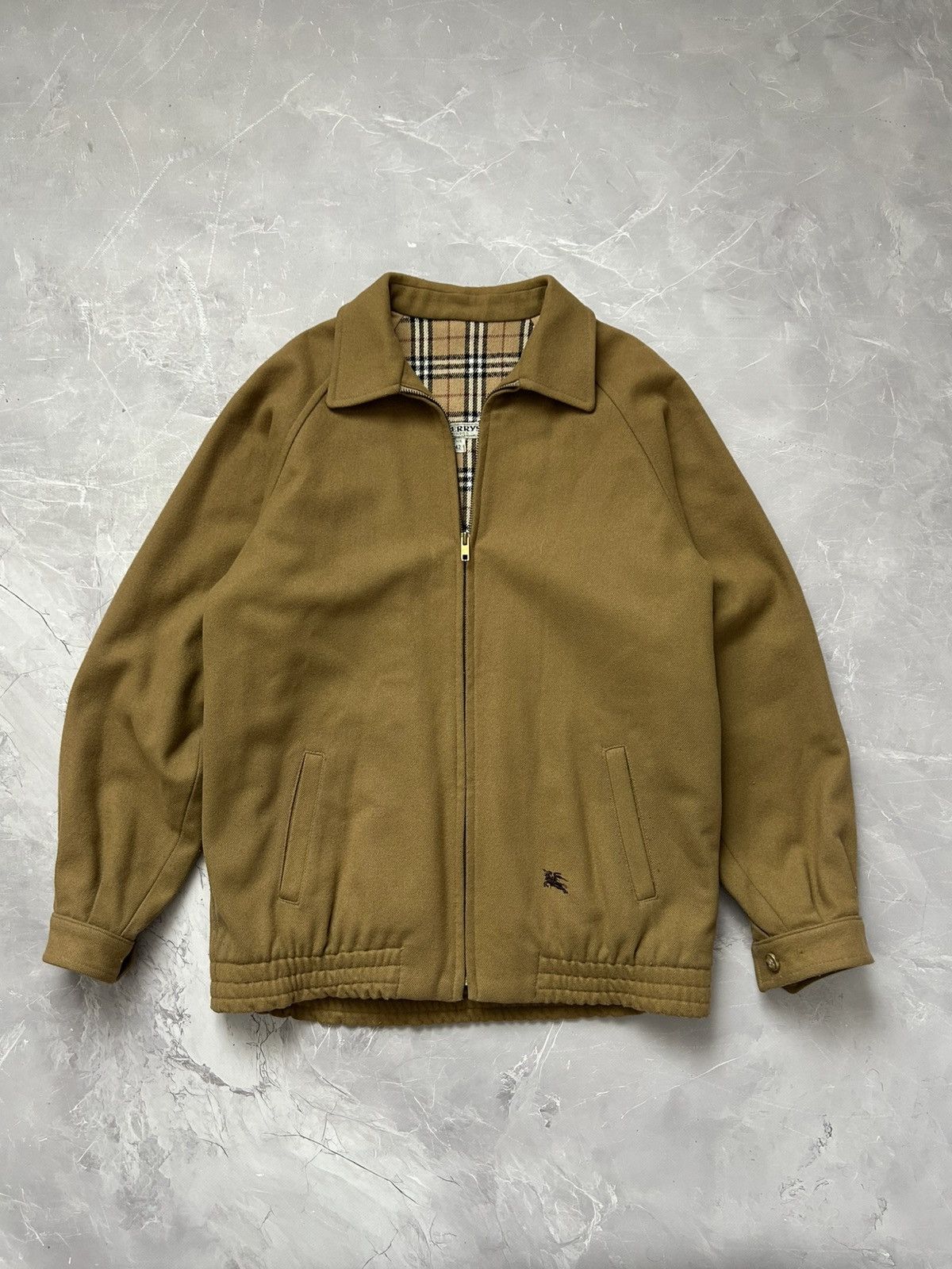 Burberry Vintage Burberrys Prorsum Fueter Wool Bomber Jacket Size US S / EU 44-46 / 1 - 1 Thumbnail