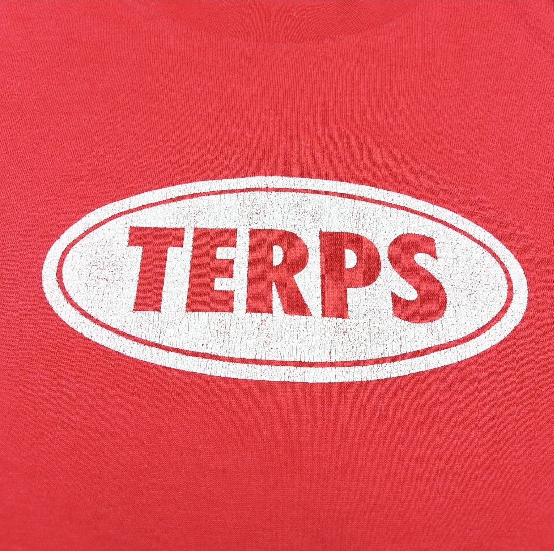 NCAA Vintage 90s TERPS University Of Maryland Terrapins NCAA TEE Size US XL / EU 56 / 4 - 7 Thumbnail