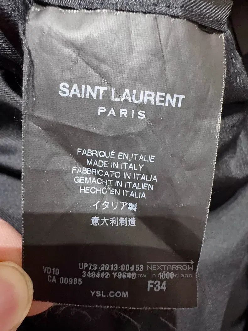 Saint Laurent Paris Saint Laurent Paris Jacket i Size XXS / US 00 / IT 34 - 5 Thumbnail