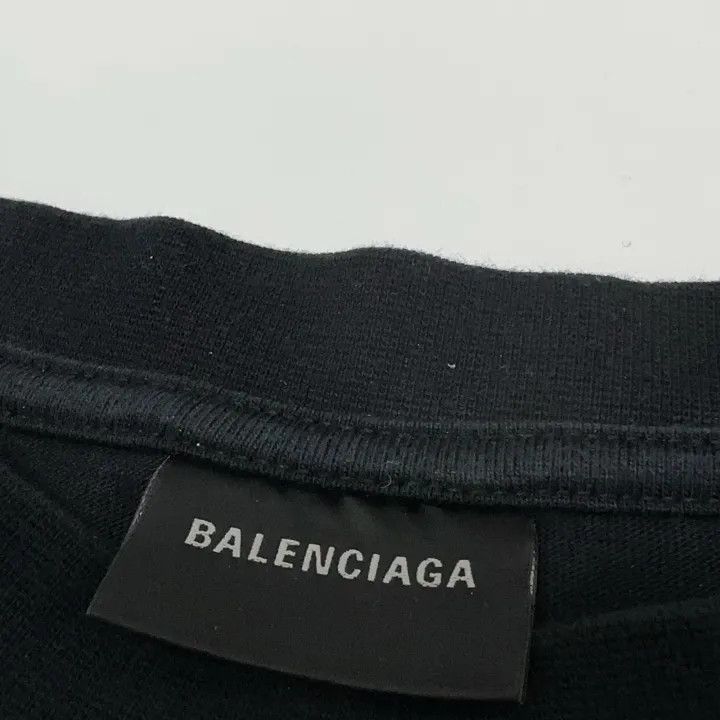Balenciaga Balenciaga Balenciaga SS23 Logo Print Black TShirt -2507 Size US XS / EU 42 / 0 - 4 Thumbnail