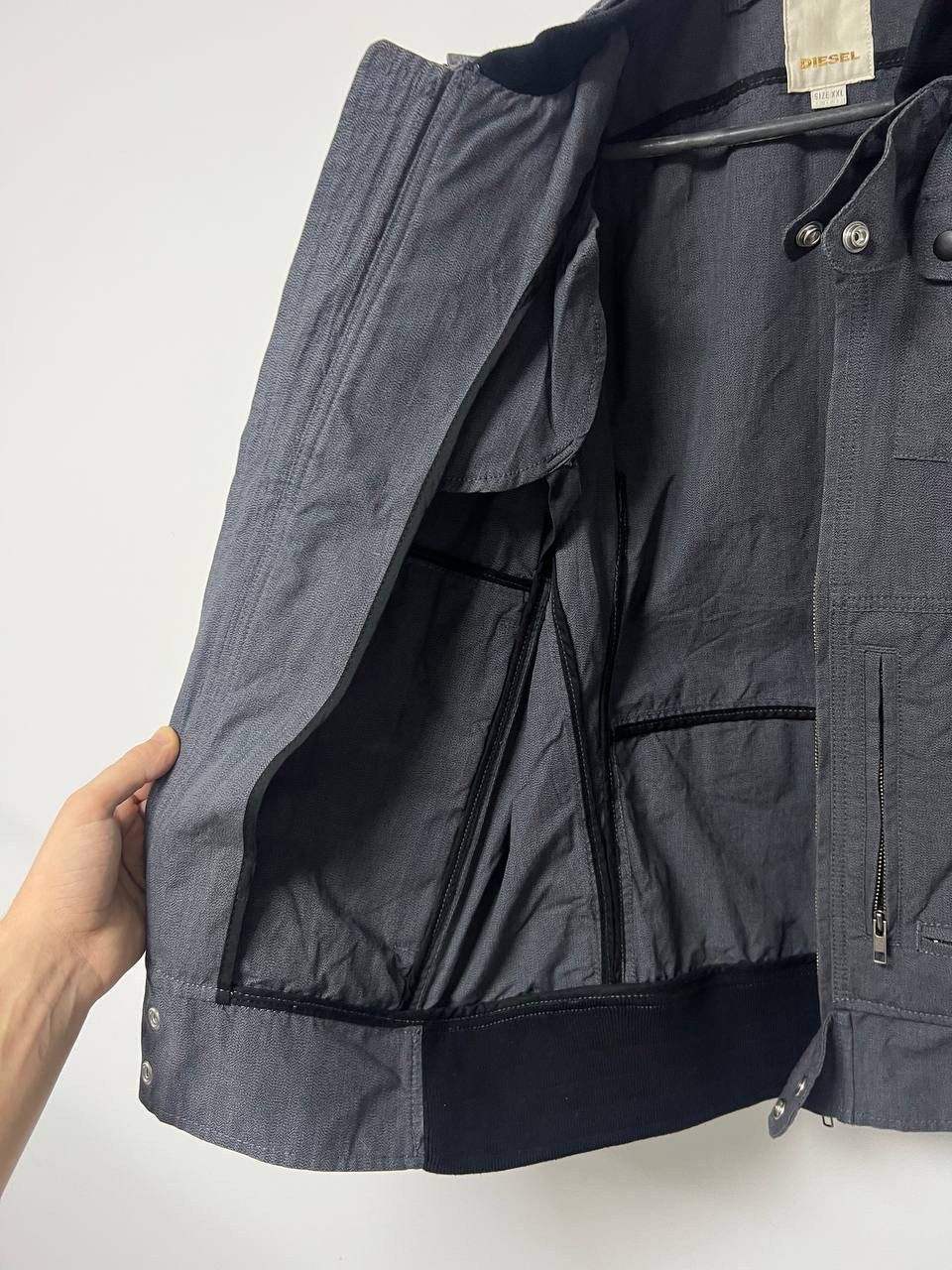 Diesel Vintage Diesel Bomber Jacket Multi Pocket Avangard Style XXL Size US XXL / EU 58 / 5 - 17 Thumbnail
