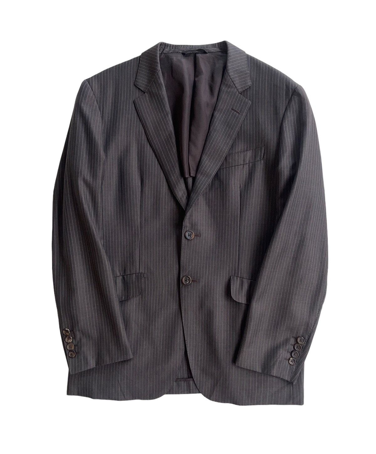 Ermenegildo Zegna Paul Smith X Ermenegildo Zegna Stripe Coat Blazer Size US M / EU 48-50 / 2 - 1 Thumbnail