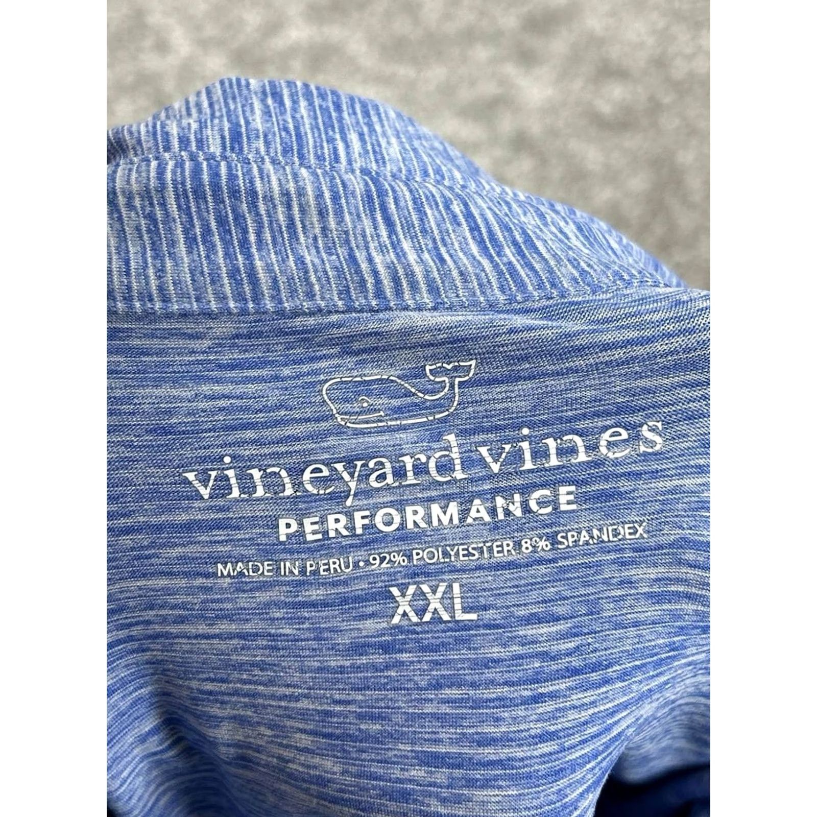 Vineyard Vines Final Answer: Vineyard Vines Polo Shirt Mens Xxl Blue Golf Size US XXL / EU 58 / 5 - 3 Thumbnail