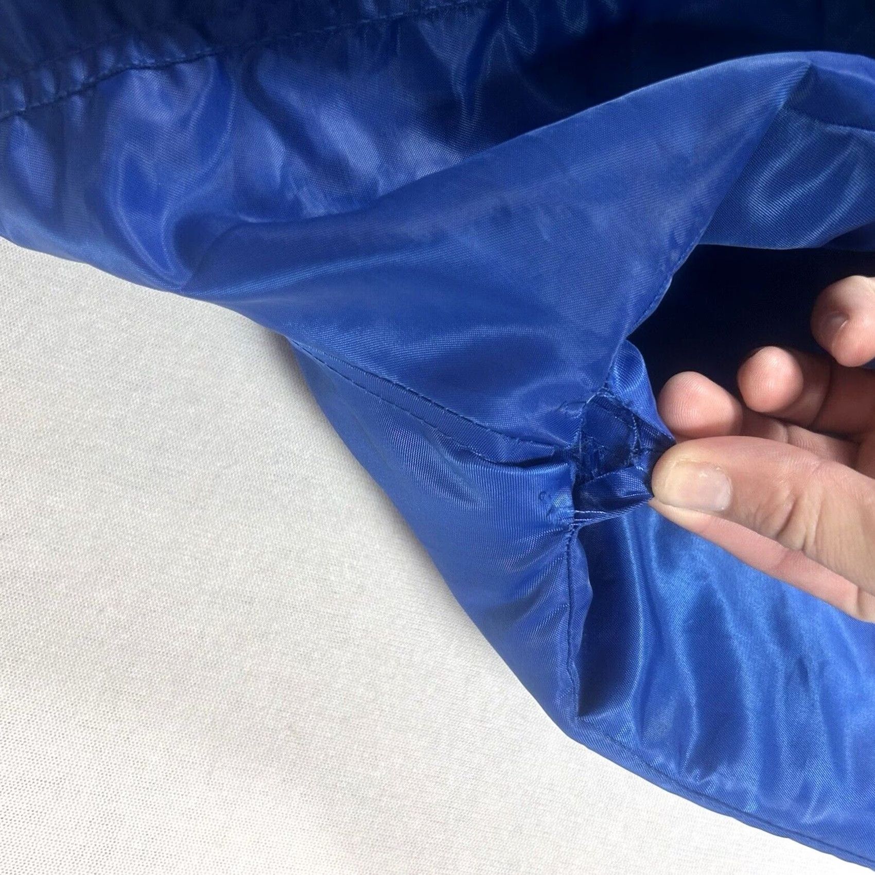 NANGA VINTAGE Bleecker & Mercer Bear Gang Bomber Jacket Nylon Blue Flow Size M Classic Unisex Adults Zip Pockets Full Zip Campaign/Theme Gang Size US M / EU 48-50 / 2 - 2 Thumbnail