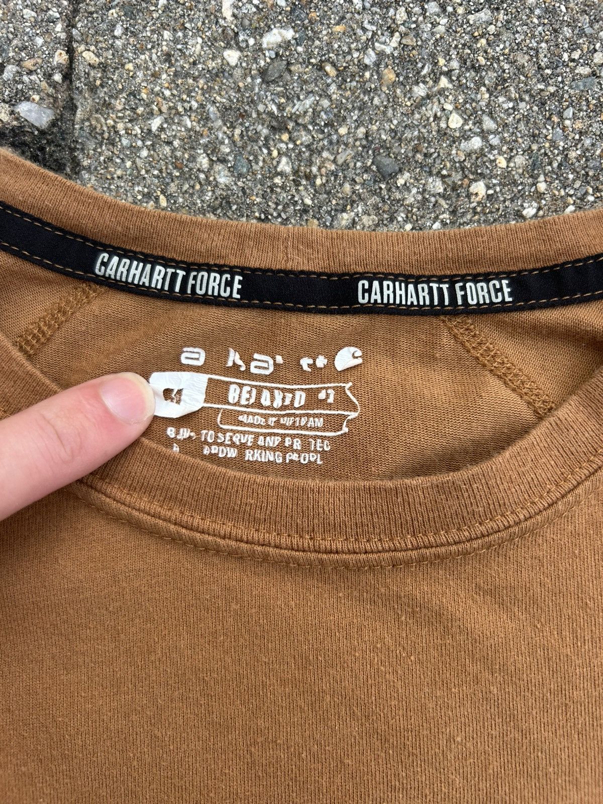 Carhartt Vintage brown carhartt t shirt Size US M / EU 48-50 / 2 - 4 Thumbnail