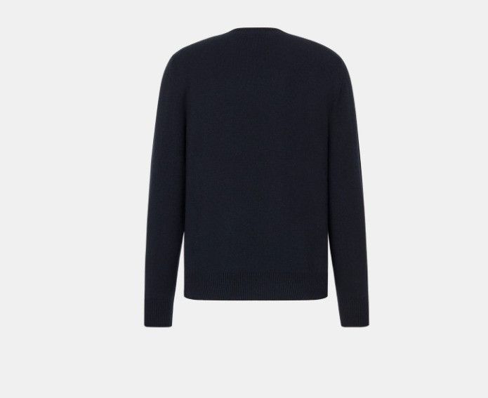 Dior o1w1db11224 Cashmere Jersey Sweater in Navy Blue Size US S / EU 44-46 / 1 - 2 Thumbnail