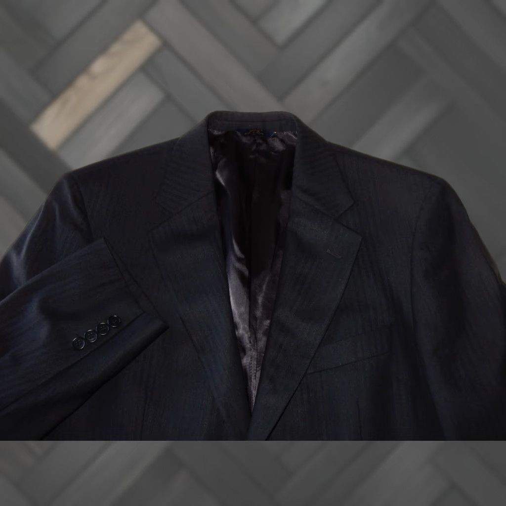 Brooks Brothers Brooks Brothers Men's Blazer Jacket Sport Coat Wool Size 41R Black 2 Button 1 Vent Mens Size 42R - 1 Thumbnail