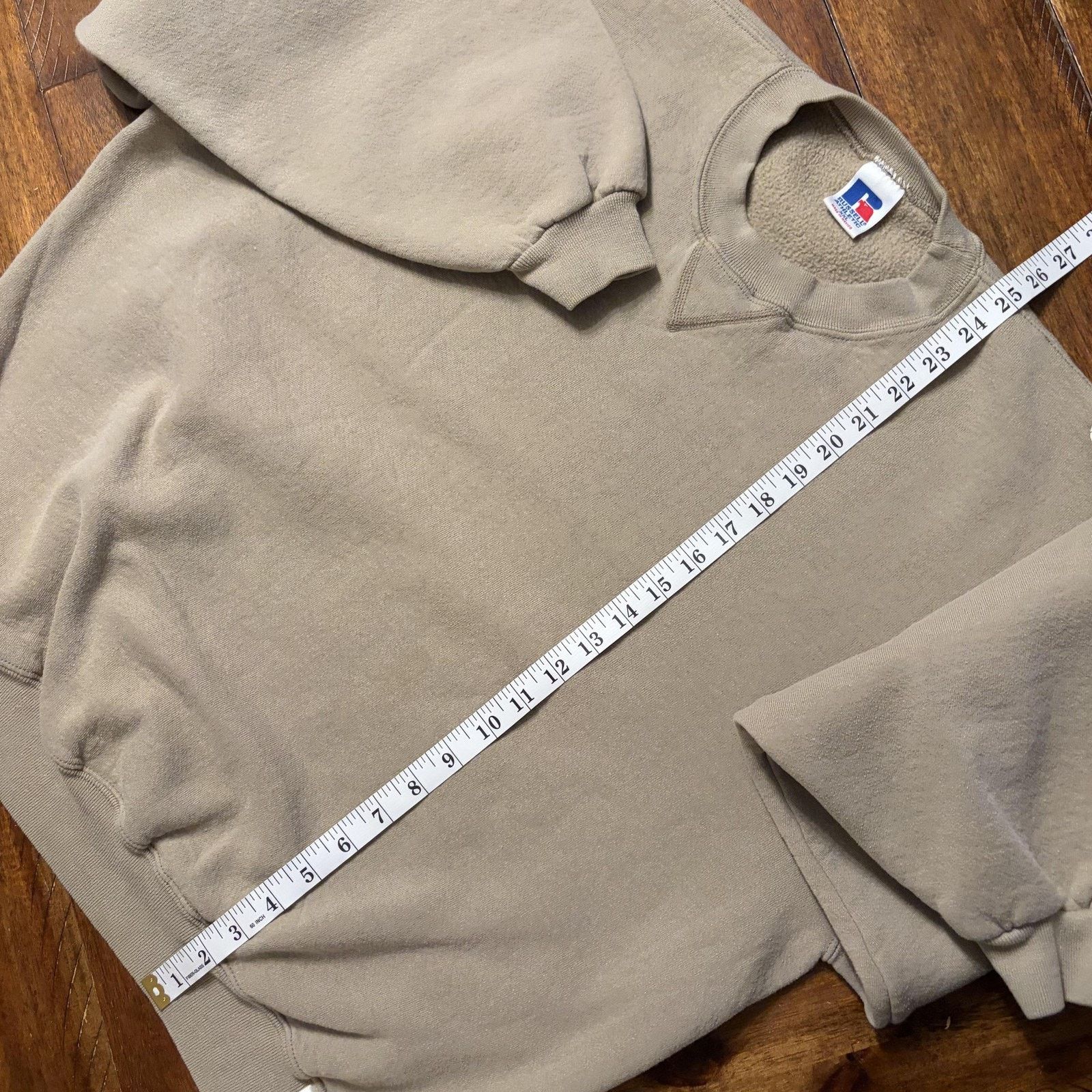 Russell Athletic Russell Athletic Sweatshirt Mens 2XL Beige Fleece Crewneck Size US XXL / EU 58 / 5 - 8 Thumbnail