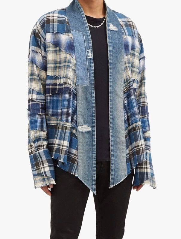 Greg Lauren greg lauren size 2 Splicing Taoist Robe 2506-Nextarrow Size US M / EU 48-50 / 2 - 9 Thumbnail