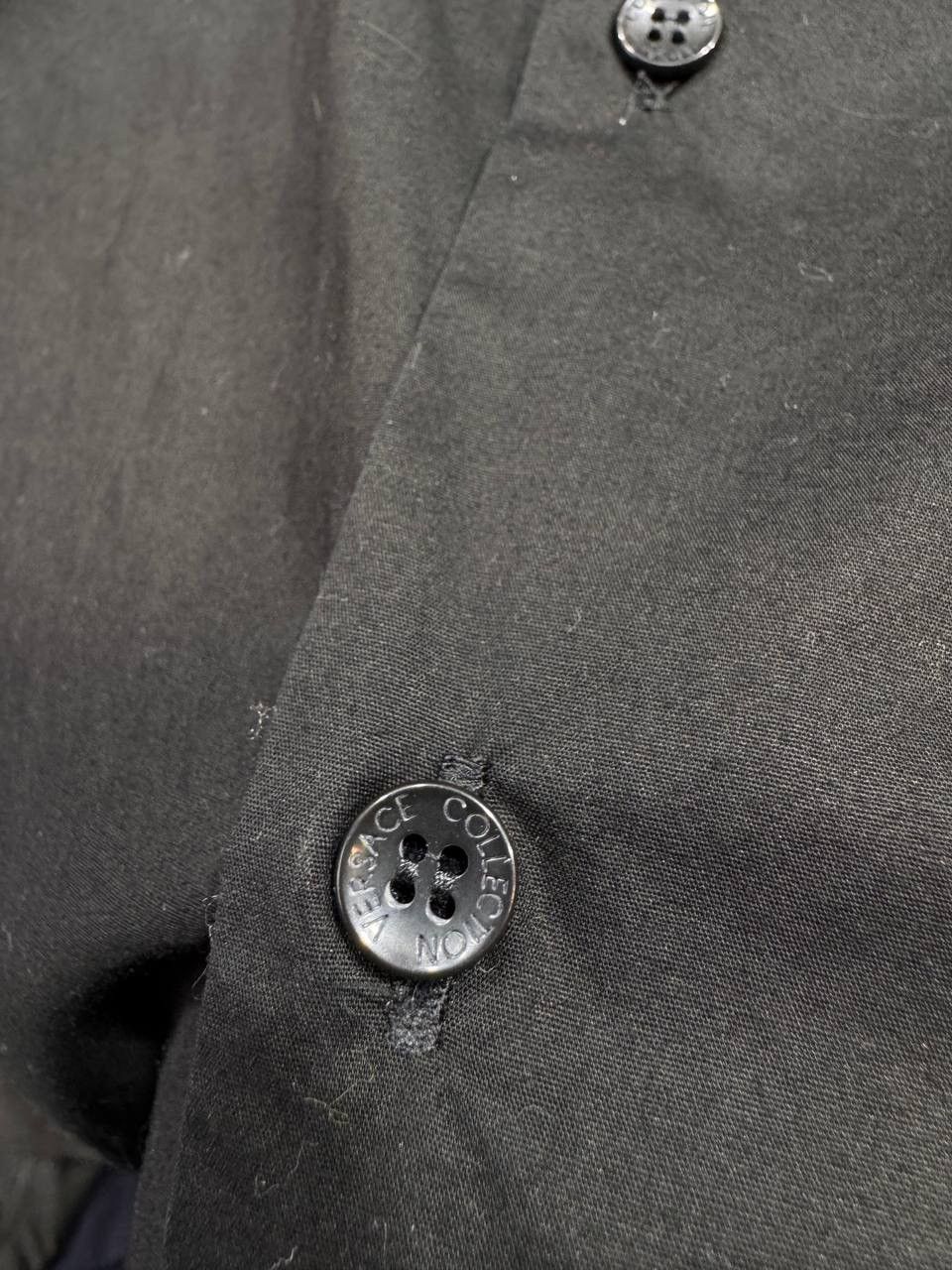 Versace Versace Collection Black Slim Fit Mens Shirt Button Up Size US S / EU 44-46 / 1 - 7 Thumbnail