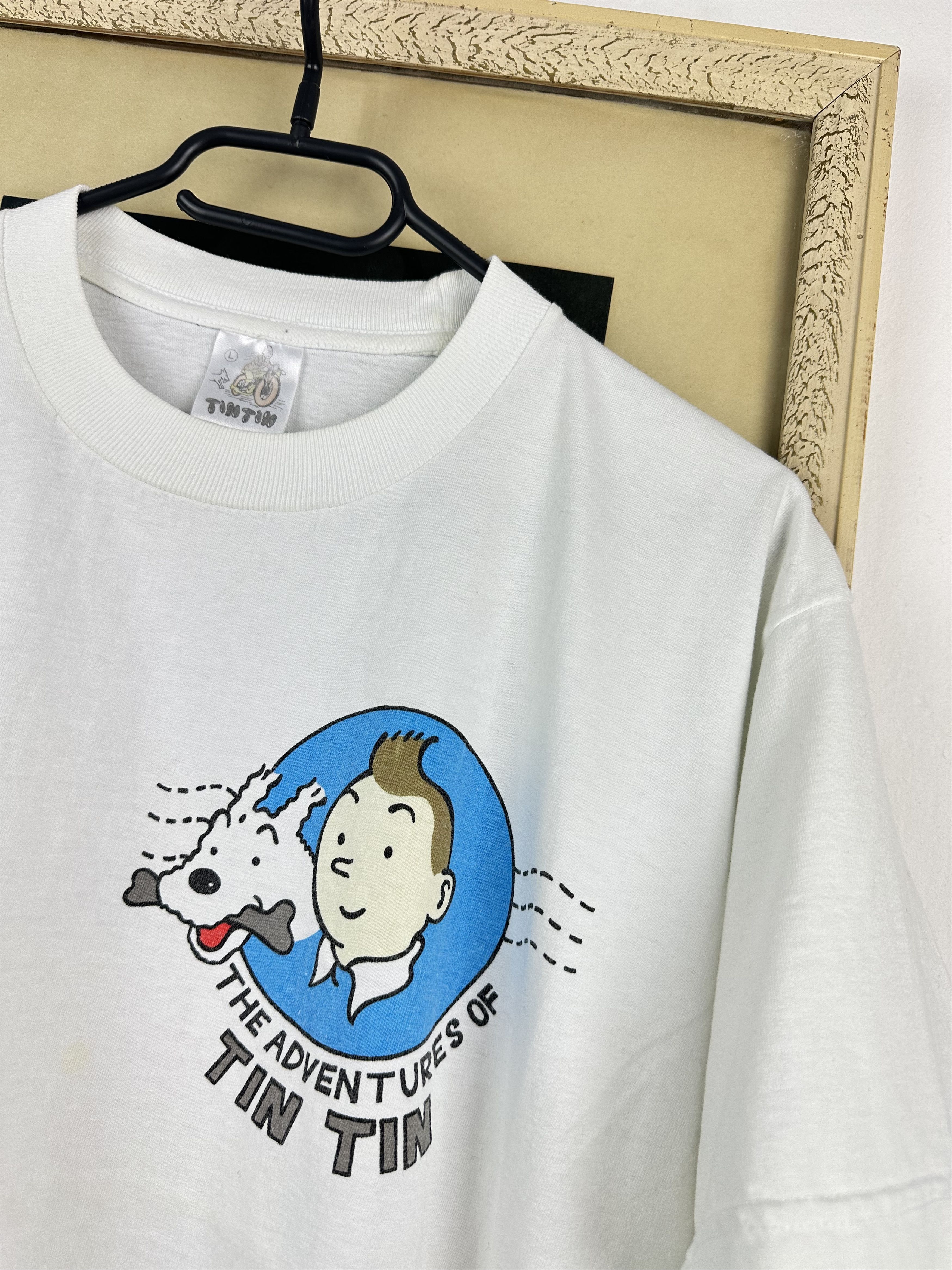Cartoon Network × Vintage Vintage Adventures Tintin Cigaras Pharaon Shirt Tee Rare Size US L / EU 52-54 / 3 - 5 Thumbnail