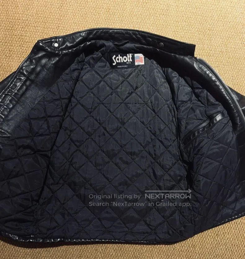 Schott Schott Diamond checkered motorcycle jacket Size US M / EU 48-50 / 2 - 8 Thumbnail