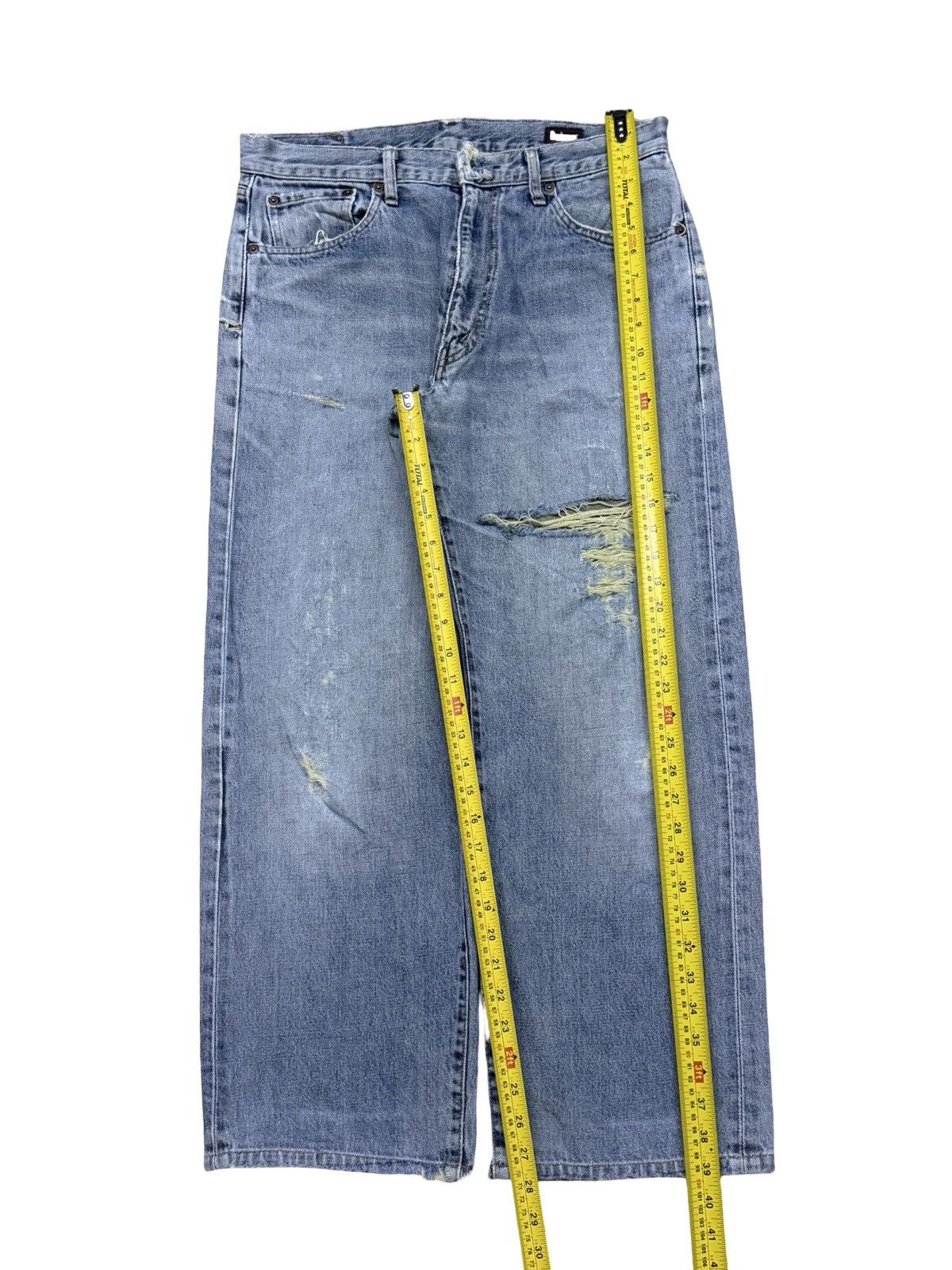 Japanese Brand Vintage 90s Bobson Lot 512 Denim Jeans Made in Japan | W34 Size US 34 / EU 50 - 13 Thumbnail