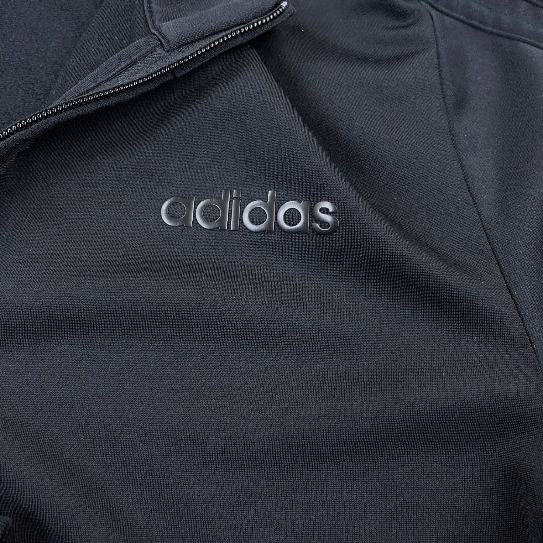 Adidas Adidas Jacket Women Medium Black Track Suit Warm Up 3 Stripes Soccer Size M / US 6-8 / IT 42-44 - 3 Thumbnail