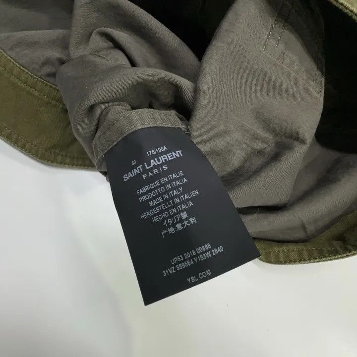 Saint Laurent Paris Yves Saint Laurent Green Zip-Button Casual Vest-2507 Size US L / EU 52-54 / 3 - 4 Thumbnail