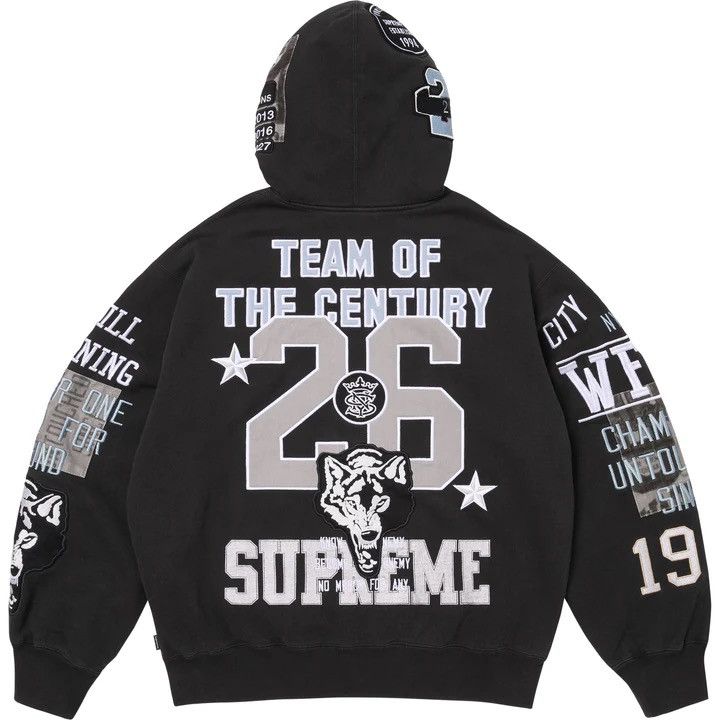 Supreme Supreme Warriors Appliqué Zip Up Hoodie Size US L / EU 52-54 / 3 - 2 Thumbnail