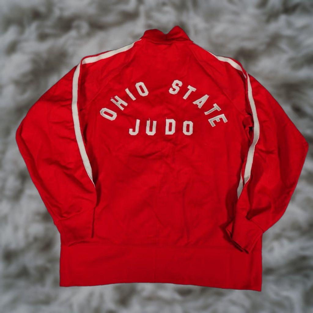 Vintage Vintage Ohio State University Judo Team Jacket Mens Medium Red 60s 70s Collegiate Activewear Size US M / EU 48-50 / 2 - 1 Thumbnail